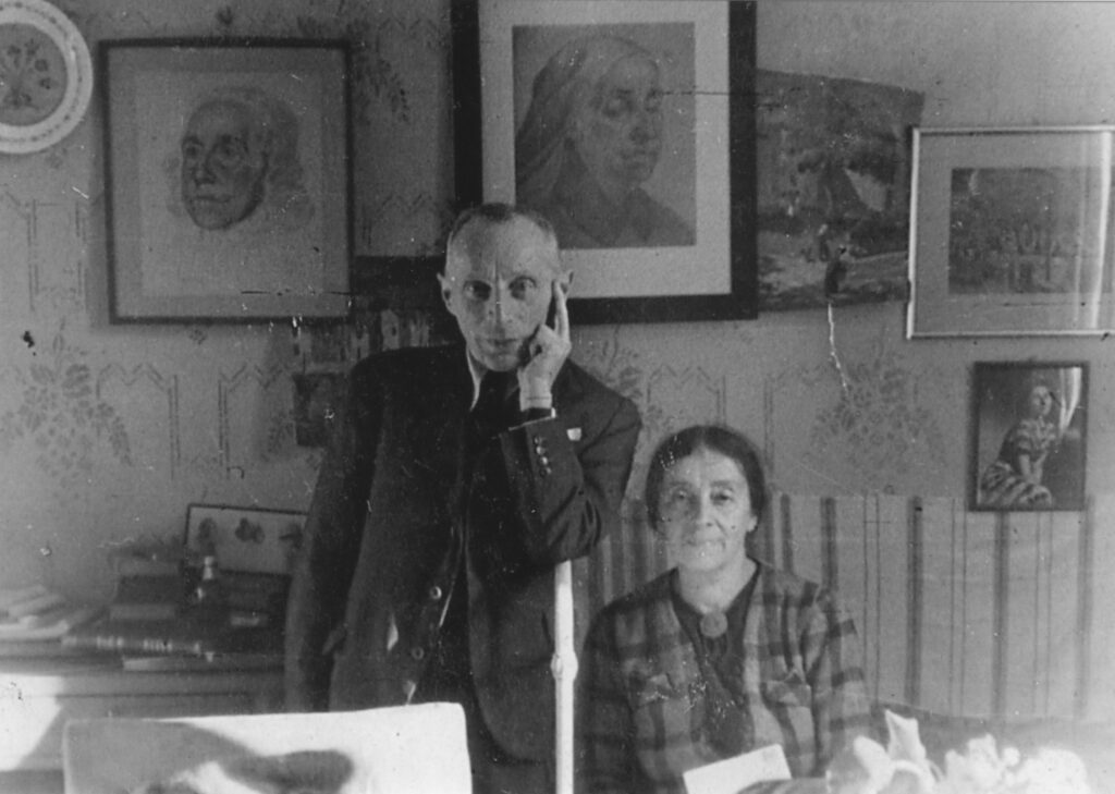 Zdjęcie Bolesława Librowicza z żoną Ewą z domu Aszer, przed wrześniem 1939 roku.