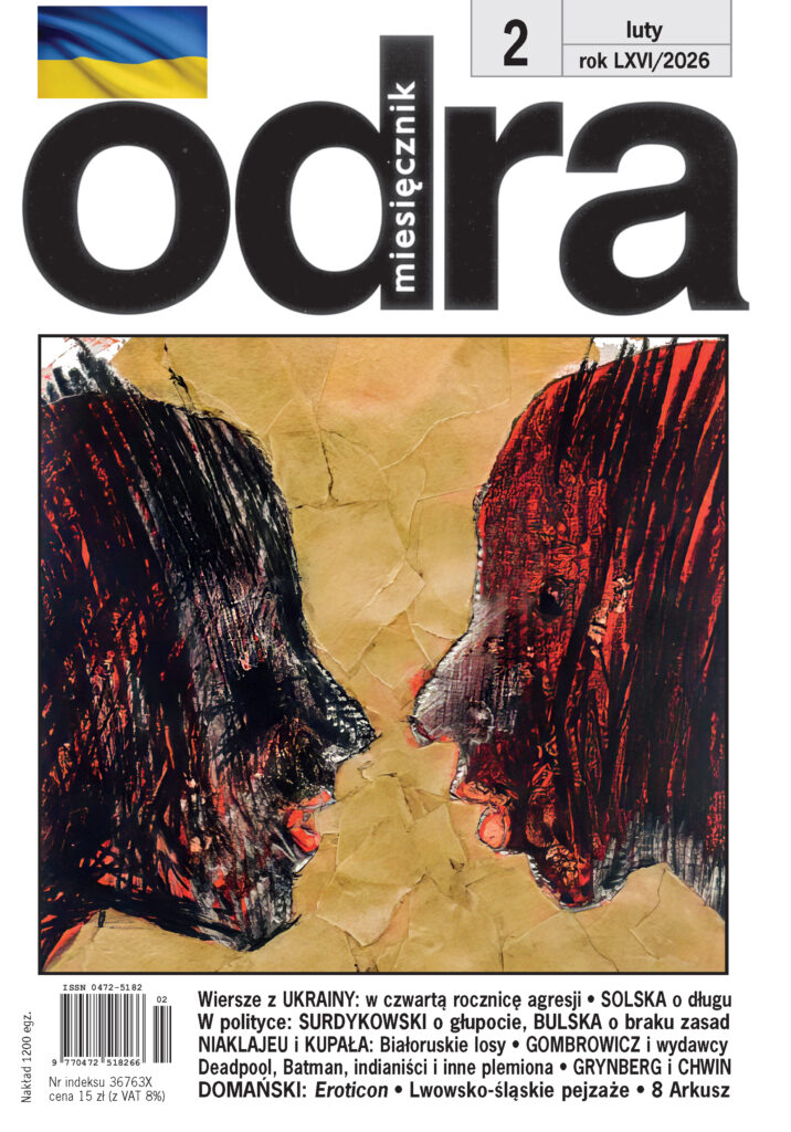 Okładka czasopisma „Odra” 2026, nr 2.