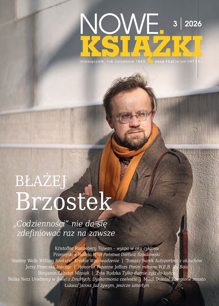 Okładka czasopisma „Nowe Książki” 2026, nr 3.