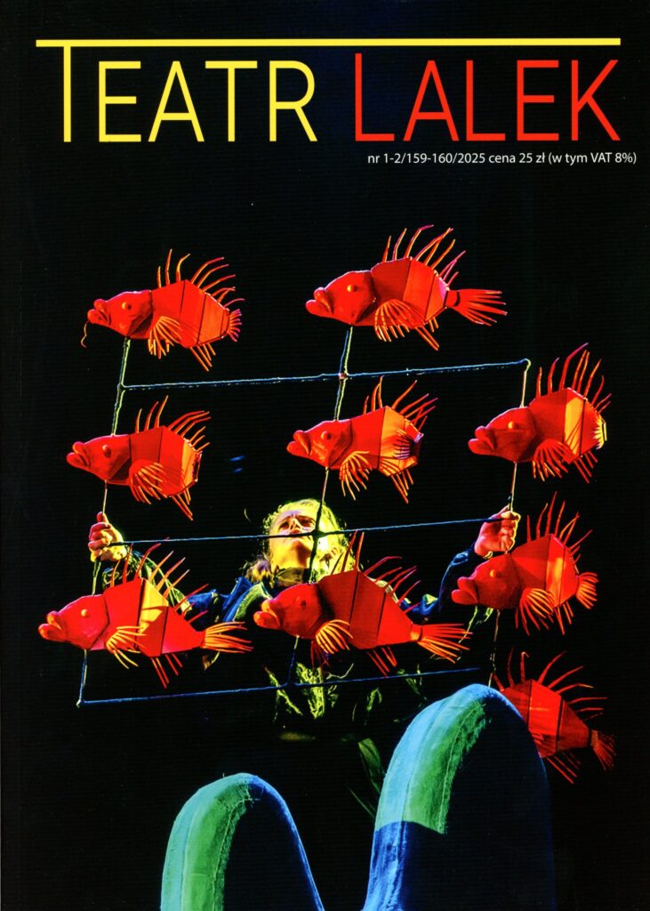 Okładka czasopisma „Teatr Lalek” 2025, nr 1–2.