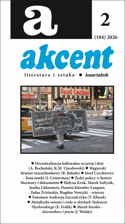 Okładka czasopisma „Akcent” 2026, nr 2.