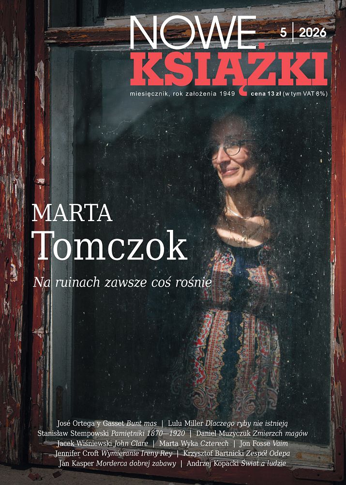 Okładka czasopisma „Nowe Książki” 2026, nr 5.