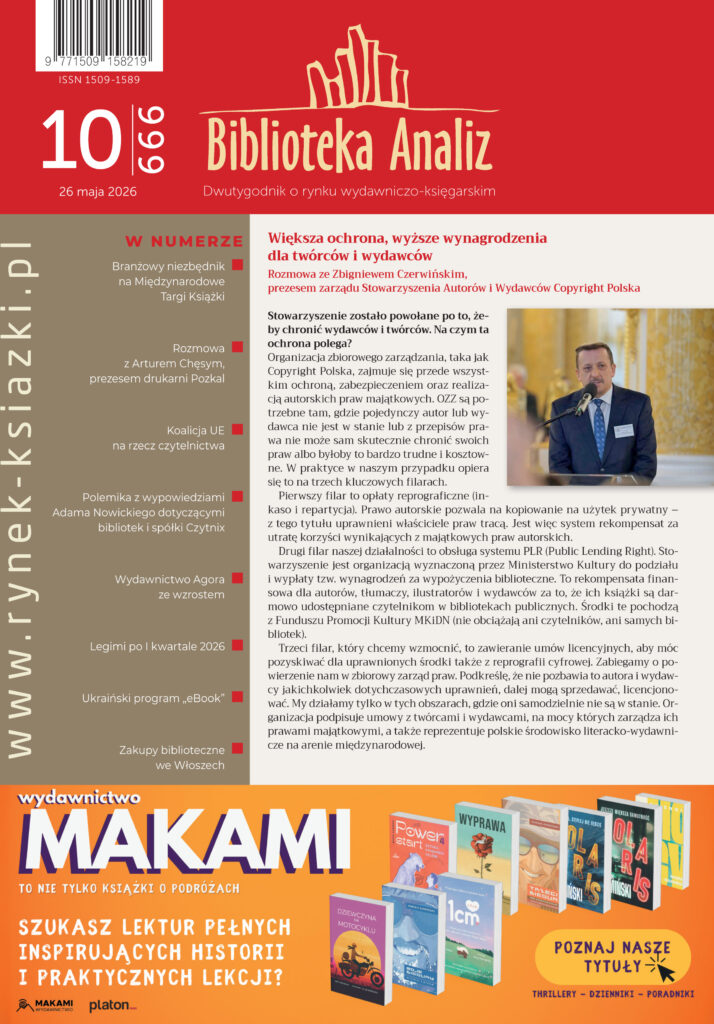 Okładka dwutygodnika „Biblioteka Analiz” 2026, nr 10.