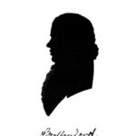 Profil Casimira Ulricha Boehlendorffa, ok. 1790, przedruk za K. Freye „Casimir Ulrich Boehlendorff, der Freund Herbarts und Hölderlins”.
