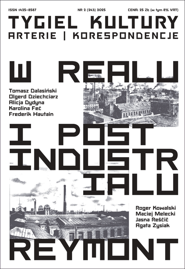 Okładka czasopisma „Tygiel Kultury” 2025, nr 2.