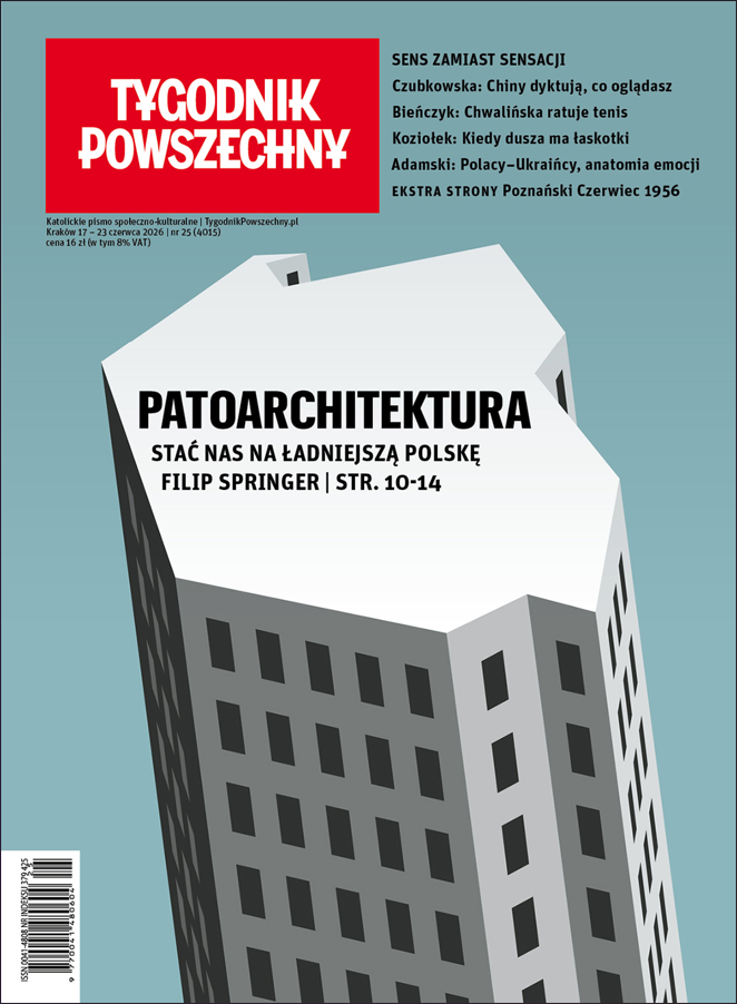 Okładka czasopisma „Tygodnik Powszechny” 2026, nr 25.