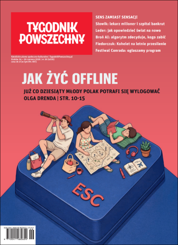 Okładka czasopisma „Tygodnik Powszechny” 2026, nr 26.