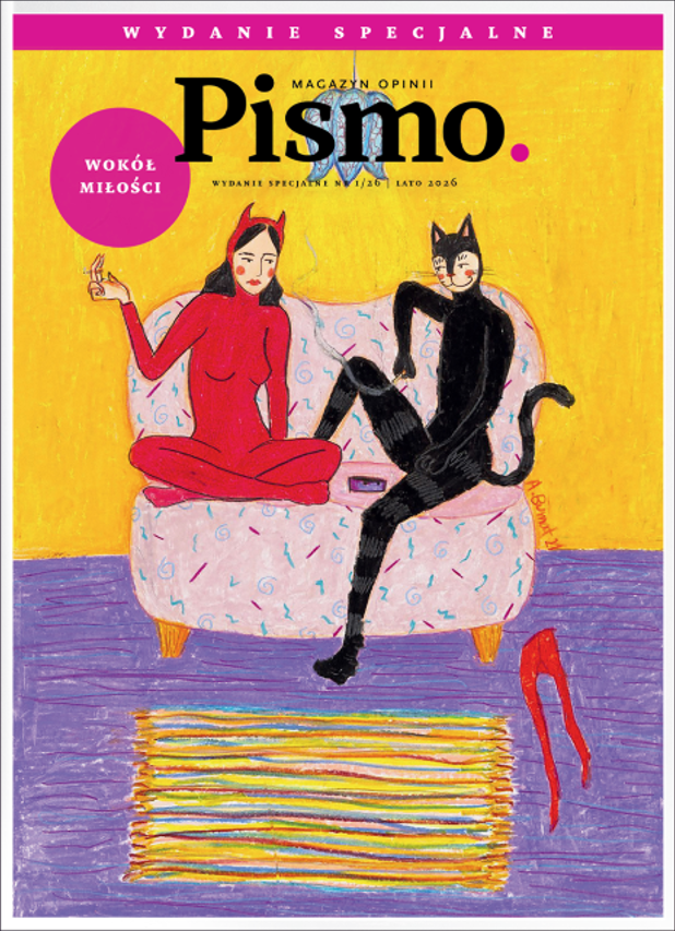 Okładka czasopisma „Pismo. Magazyn opinii” 2026, wydanie specjalne, nr 1.