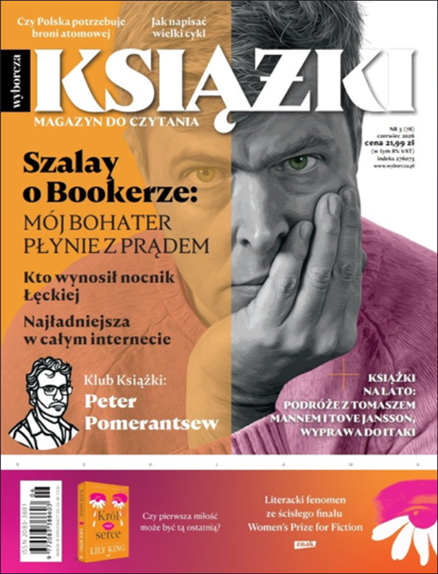 Okładka czasopisma „Książki. Magazyn do czytania” 2026, nr 3.
