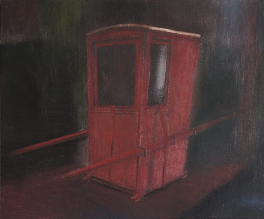 Łukasz Stokłosa, „Naples” (2025), oil on canvas, 50x60 cm.